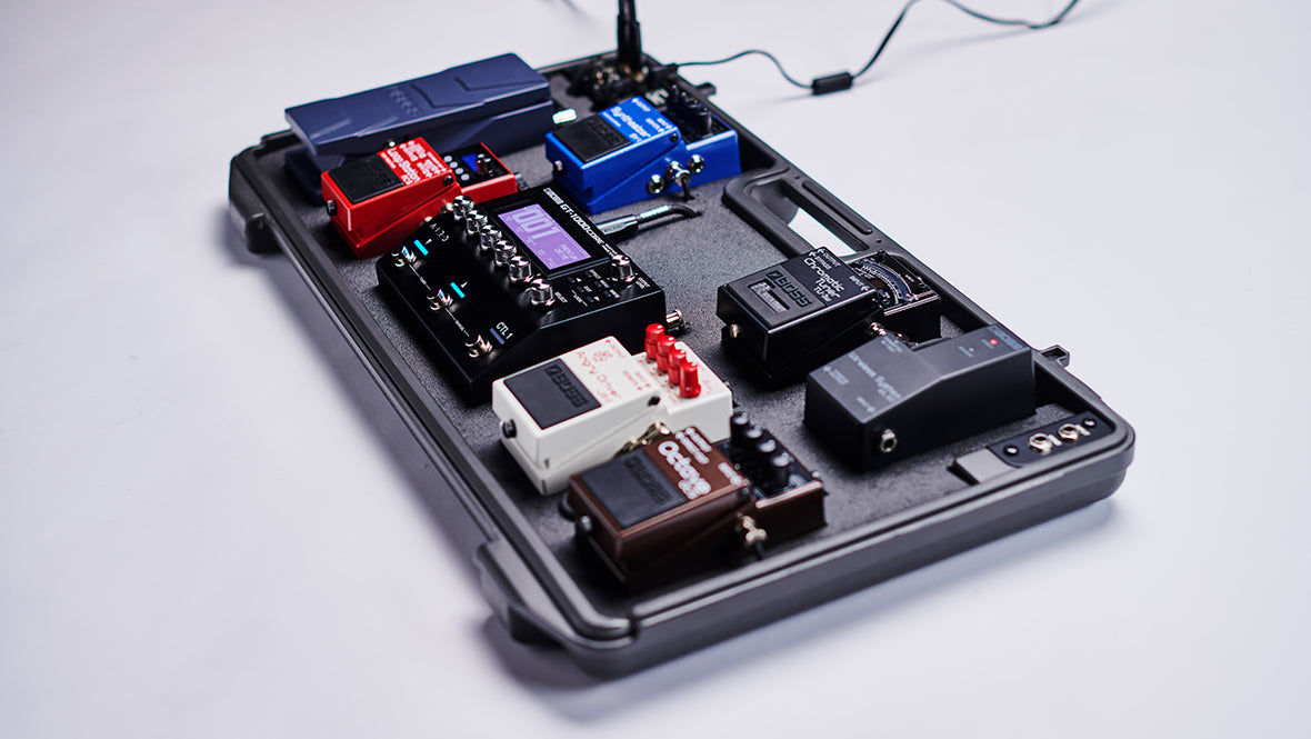 Acoustic on sale guitar pedalboard