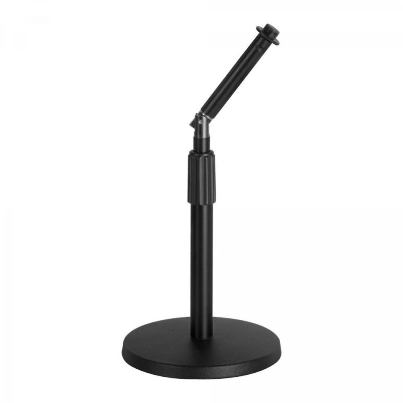 Adjustable Desktop Mic Stand with Rocker-Lug