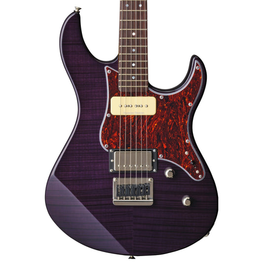 Yamaha PAC611HFM Pacifica Electric Guitar in Translucent Purple