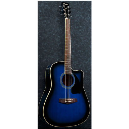 Ibanez PF15ECETBS Dreadnought 6 String Acoustic-Electric