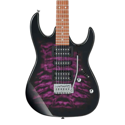 Ibanez Gio GRX70QA Electric Guitar - Transparent Violet Sunburst