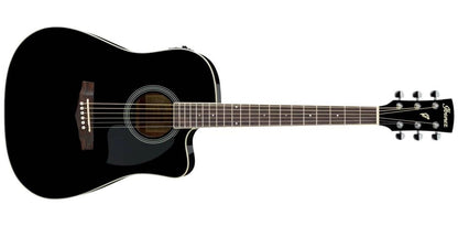 Ibanez PF15ECE Cutaway Dreadnought Acoustic/Electric Guitar - Black High Gloss