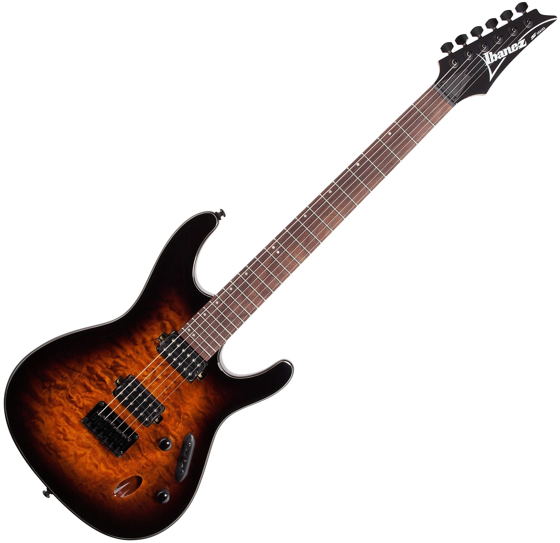 Ibanez S Series S621QM Electric Guitar Dragon Eye Burst – Risko Music