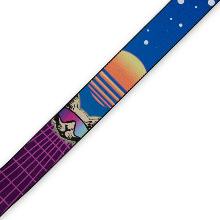 Polyester Guitar Strap Cyber Cat