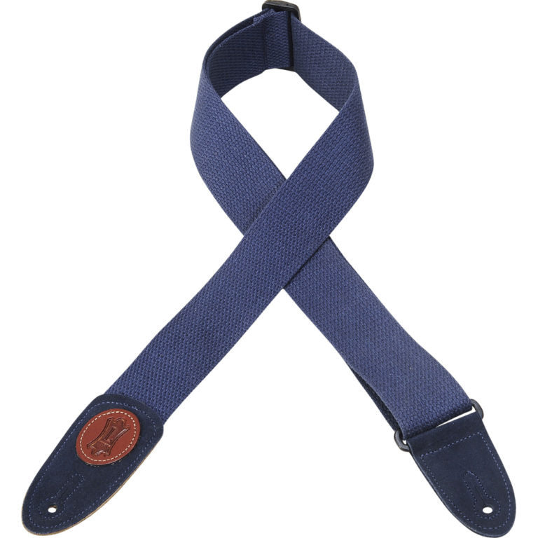 Levy's Leathers - MSSC8-NAV - 2" Wide Navy Cotton Guitar Strap