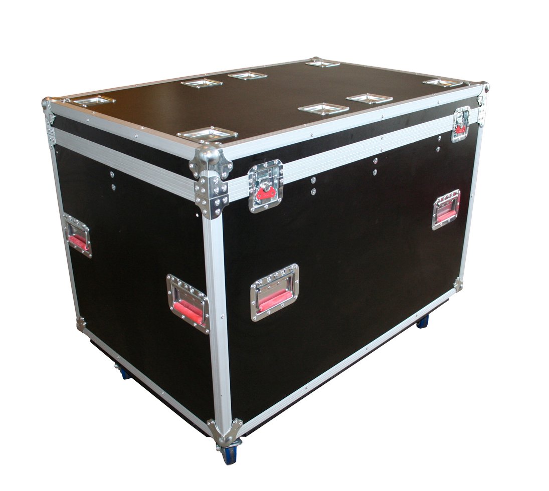 Tour-Style case for Eight (8) Leko-Style Lighting Fixtures