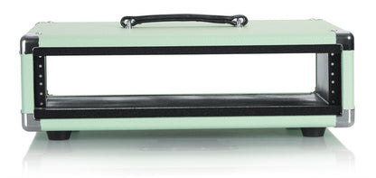 Vintage Amp Vibe Rack Case – 2U Seafoam Green