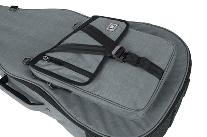 Transit Series Acoustic Guitar Gig Bag with Light Grey Exterior